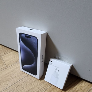 Apple 아이폰 15 프로 (블루티타늄)(미개봉)