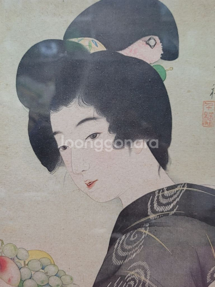 키타니 치구사 여인 초상화 그림 영인본--3