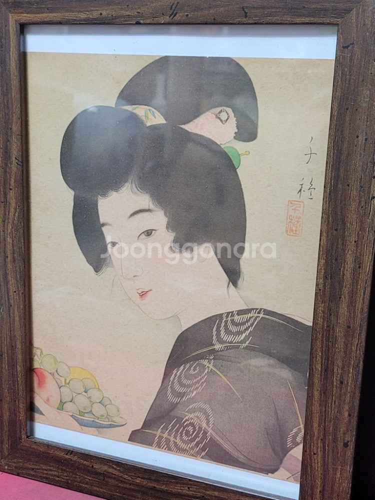 키타니 치구사 여인 초상화 그림 영인본--7