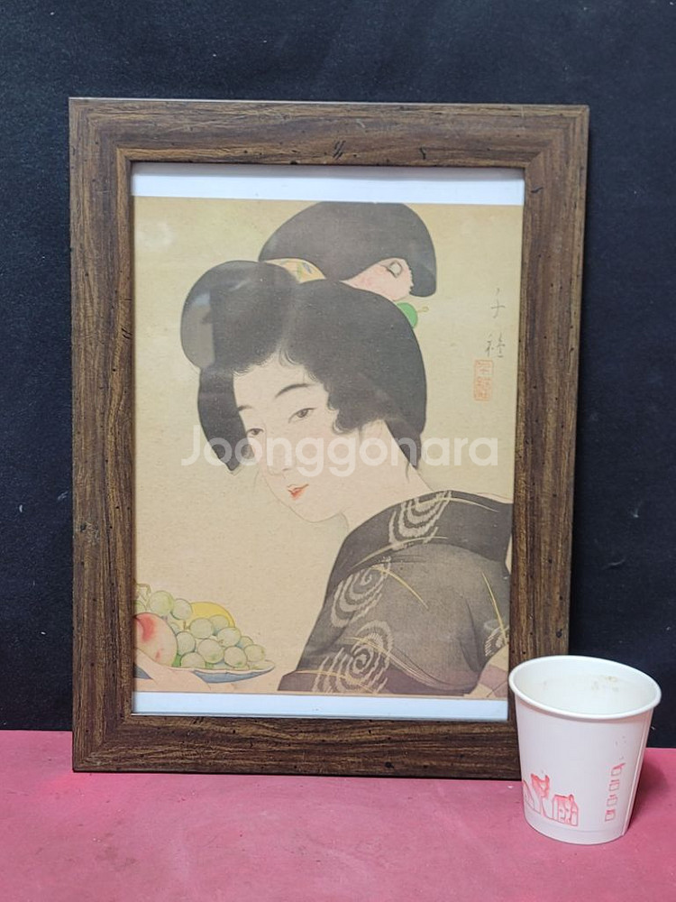 키타니 치구사 여인 초상화 그림 영인본--6