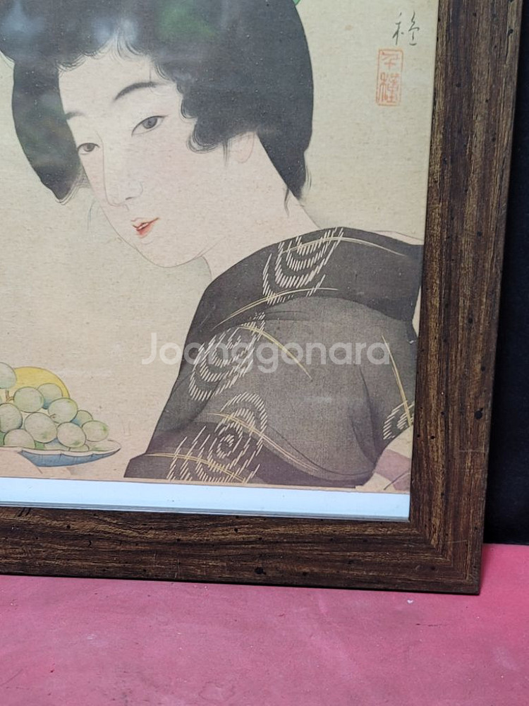 키타니 치구사 여인 초상화 그림 영인본--9