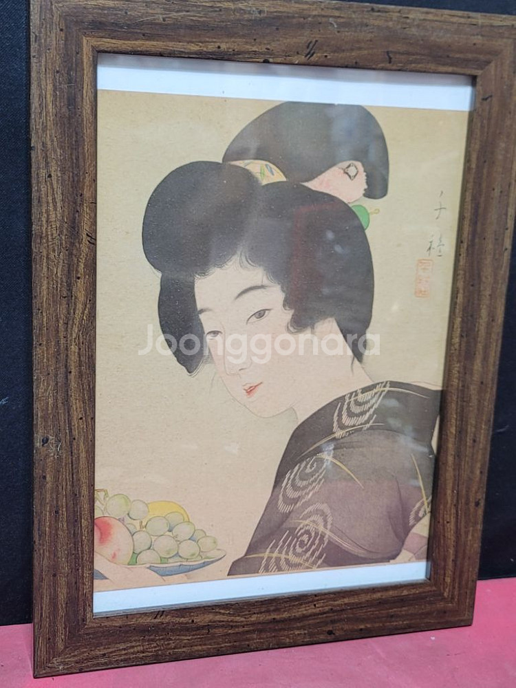 키타니 치구사 여인 초상화 그림 영인본--5