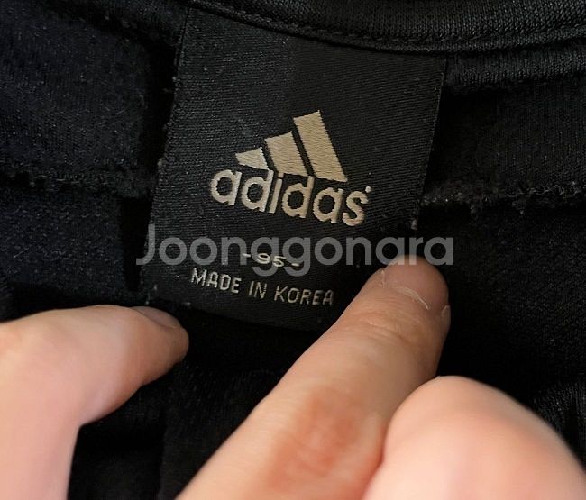 아디다스 금장 블랙 트랙탑 져지집업 95/M--2