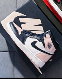 (W) 나이키 조던 운동화 블랙&핑크--1