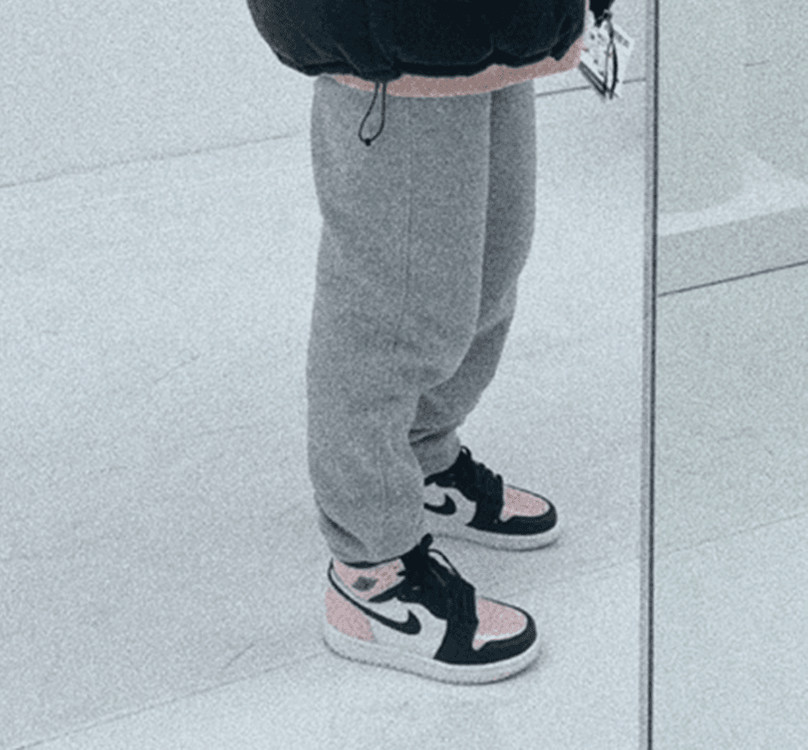 (W) 나이키 조던 운동화 블랙&핑크--2