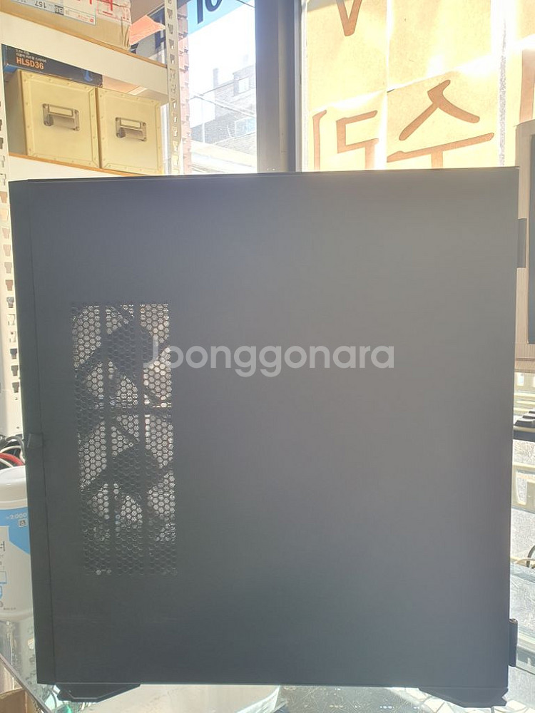 다크플래쉬 DLX21 RGB MESH 강화유리 블랙--3