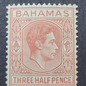 1938년 영국 킹조지6세 기념 우표Bahamas Ki