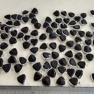 금속 실버테 하트블랙 100개 일괄