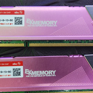 ekmemory ddr3 2G 총4개8G