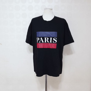 L/PARIS/블랙반팔티/반팔티/티셔츠