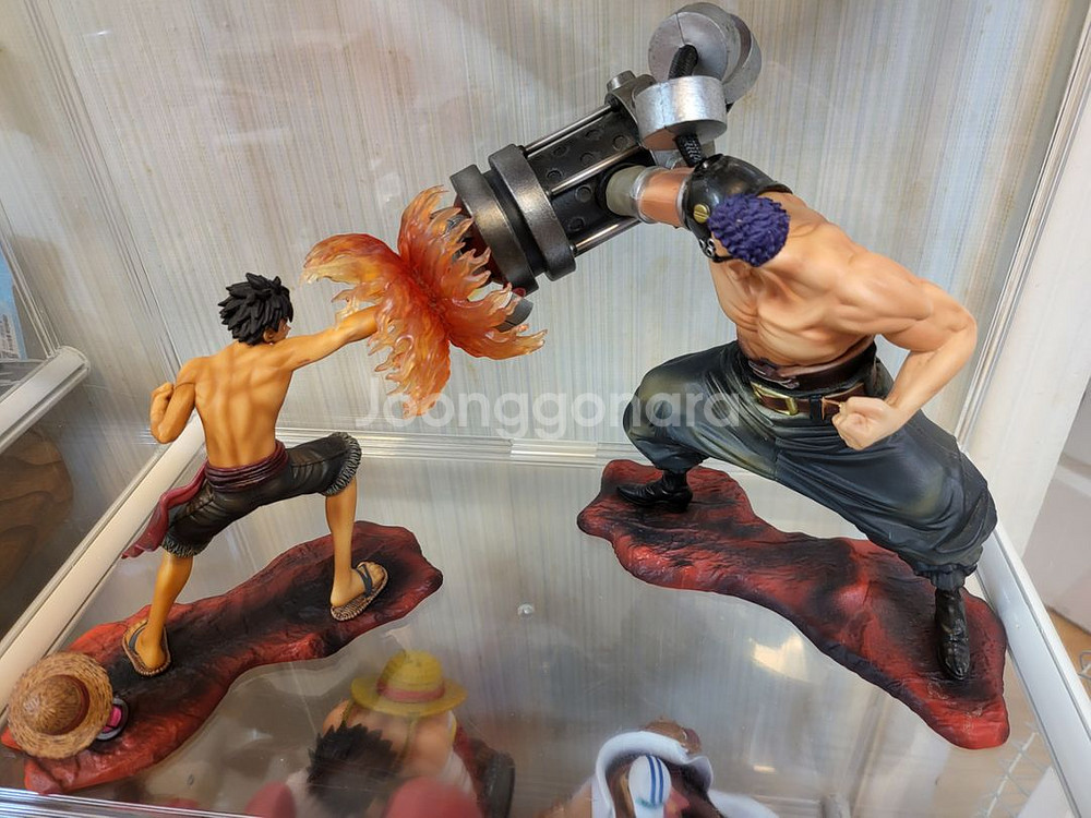 (정품/무배) 루피vs제파 원피스피규어--3
