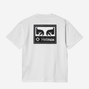 [S] 헬리녹스 x 오베이 반팔 티셔츠 화이트 새상품