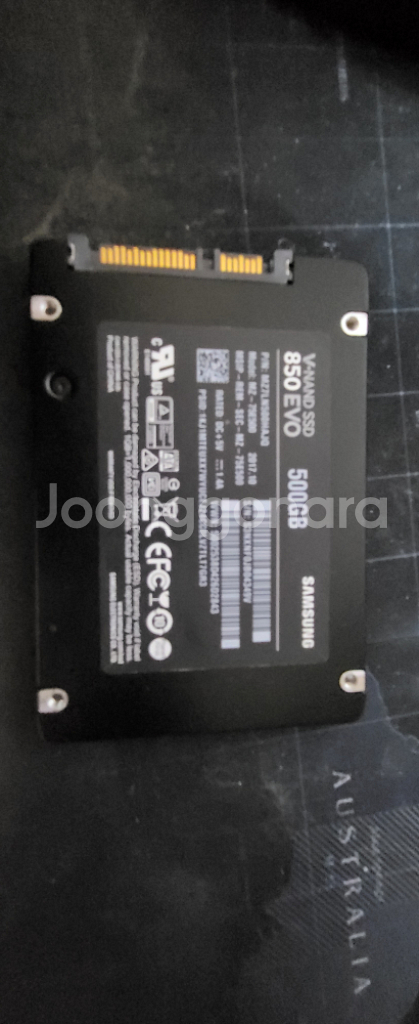 삼성 ssd 850evo 500gb 팝니다--1