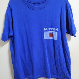 국내산 남녀공용 일본 반팔티셔츠 블루 M(90)새상품