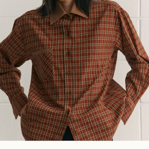 시엔느 Fitzroy Check Shirt_Red