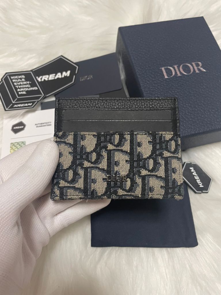 [새상품급/정품] 디올 오블리크 카드지갑
