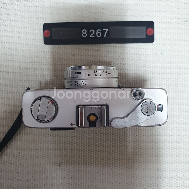 코니카 C 35 플래시매틱 필름카메라 실버바디--1