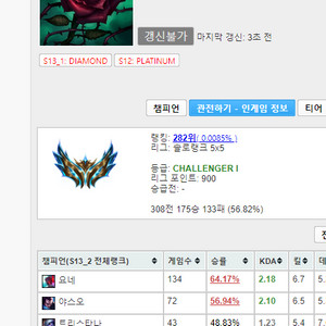 국내1위 롤강의 롤듀오 롤대리 맡김 LOL