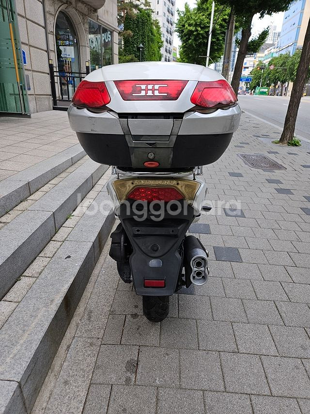 대림자동차 Q2 125 대형 리어백 장착 상태양호--1