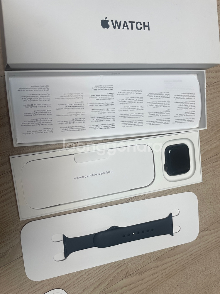 애플워치 se2 40mm 미드나이트 셀룰러+GPS팝니다--1