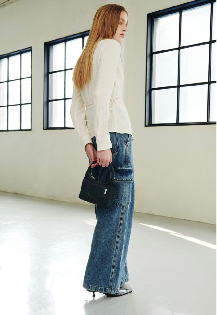 플랙(PLAC)/ 링클스트랩 셔츠(아이보리, 시착상품) 이미지