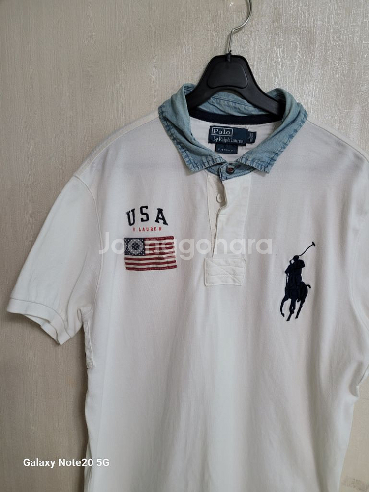 폴로랄프로렌 USA 빅포니 반팔 카라티셔츠 (100)--1