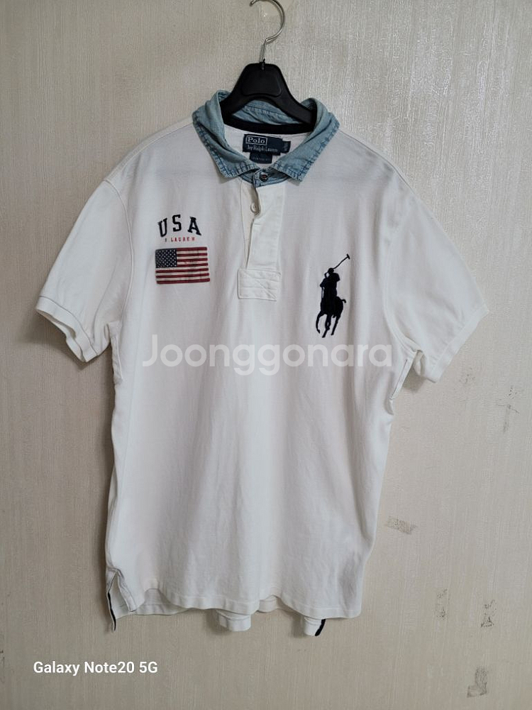 폴로랄프로렌 USA 빅포니 반팔 카라티셔츠 (100)--7