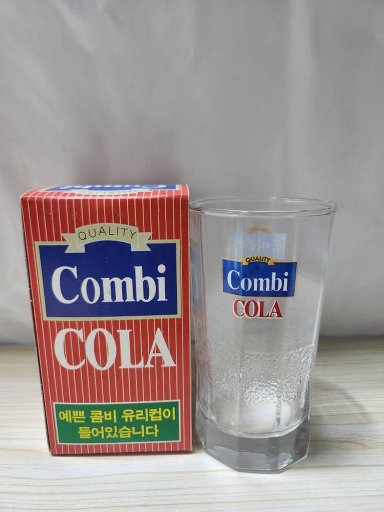 옛날 해태음료 콤비콜라,야채과일100 음료잔 고전 잔 이미지