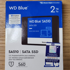 WD BLUE 3D NANO SATA SSD 2TB