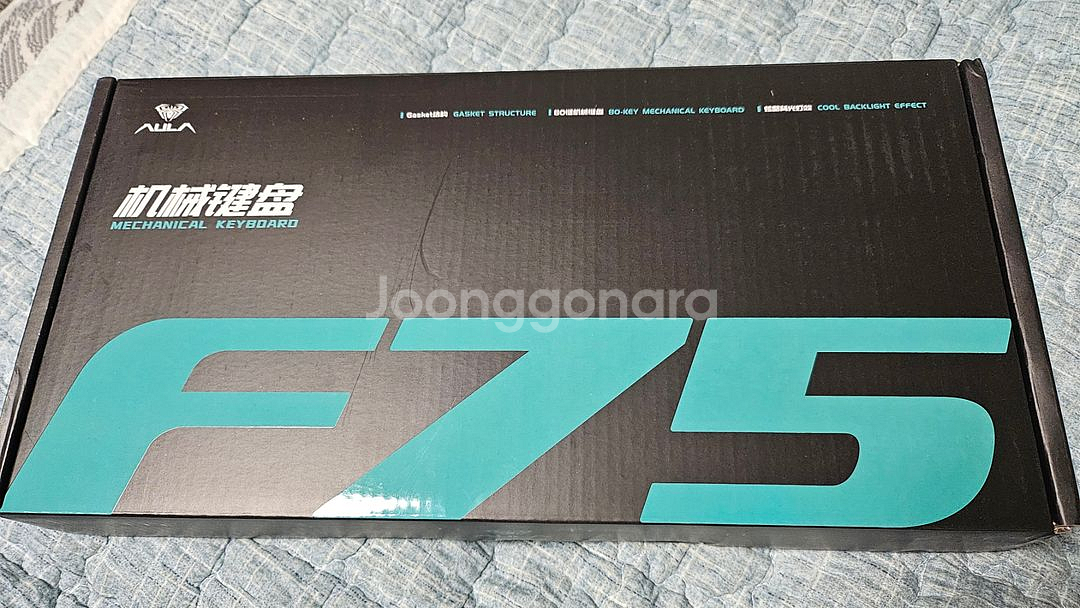 독거미 AULA F75 블랙 TTC옐로우축--1