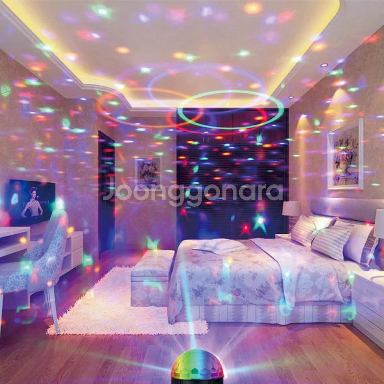 미러볼 블루투스 스피커 XL-911 LED--3