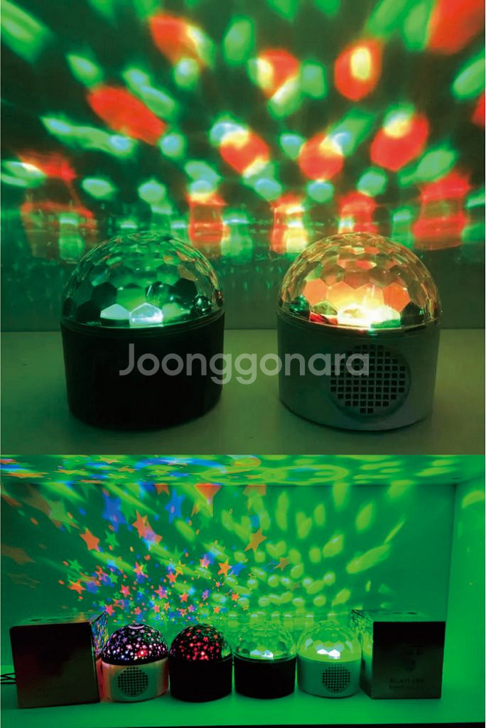 미러볼 블루투스 스피커 XL-911 LED--6