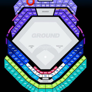 최강야구 직관 외야 4층 428블럭 통로 4연석