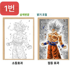 새-드래곤볼 조명 장식 스탠드 아이디어 LED 무드등