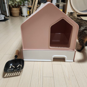 [안산] 하우스모양 고양이화장실 판매합니다.