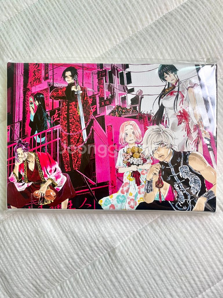 애니 지옥락 풀컬러 캔버스 아트보드 양도--0