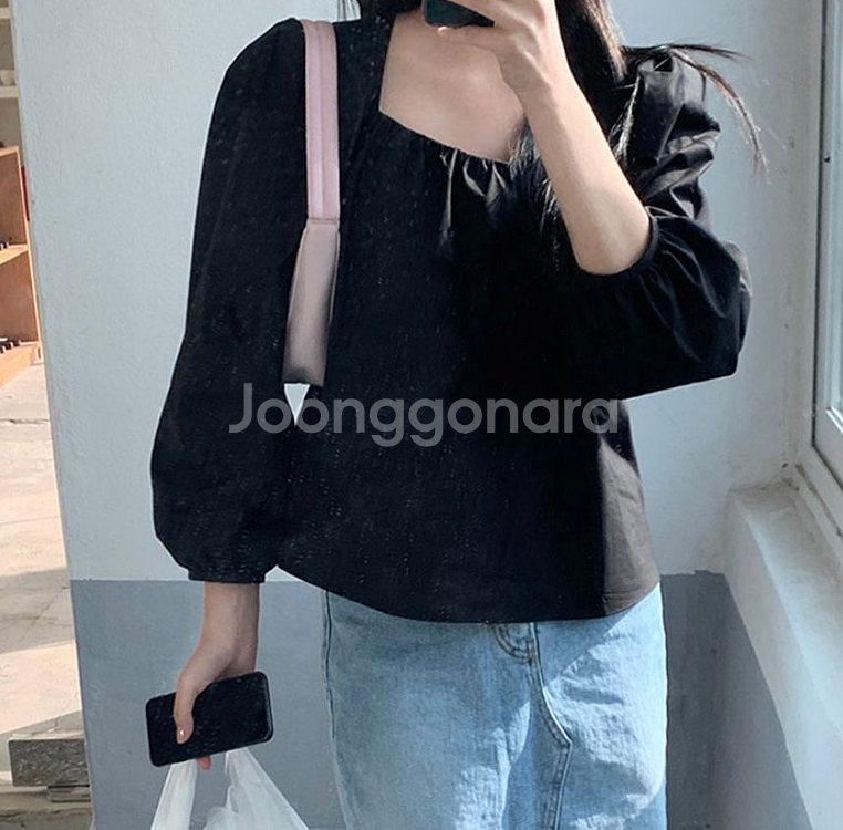 히어 바이무드 햅번 블라우스--1