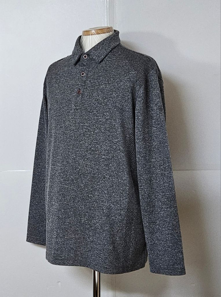 105)와이드앵글골프 남성 긴팔카라티셔츠--1