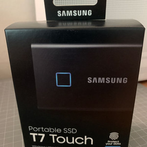 삼성 T7 Touch 지문인식외장하드 SSD 2TB블랙
