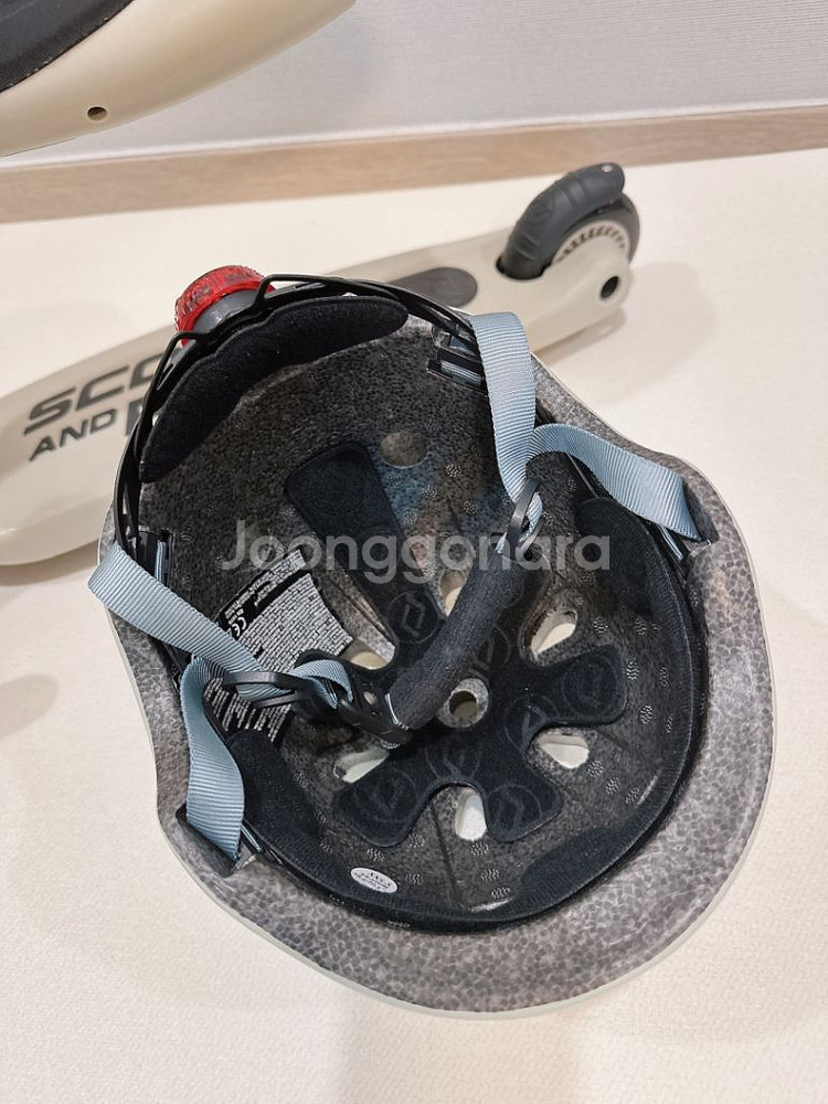 유아 킥보드 스쿳앤라이드 애쉬 + 헬멧S 사이즈--6