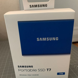 삼성 T7 외장하드 SSD 1TB 블루
