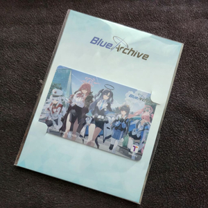 블루 아카이브 2.5주년 티머니 교통카드