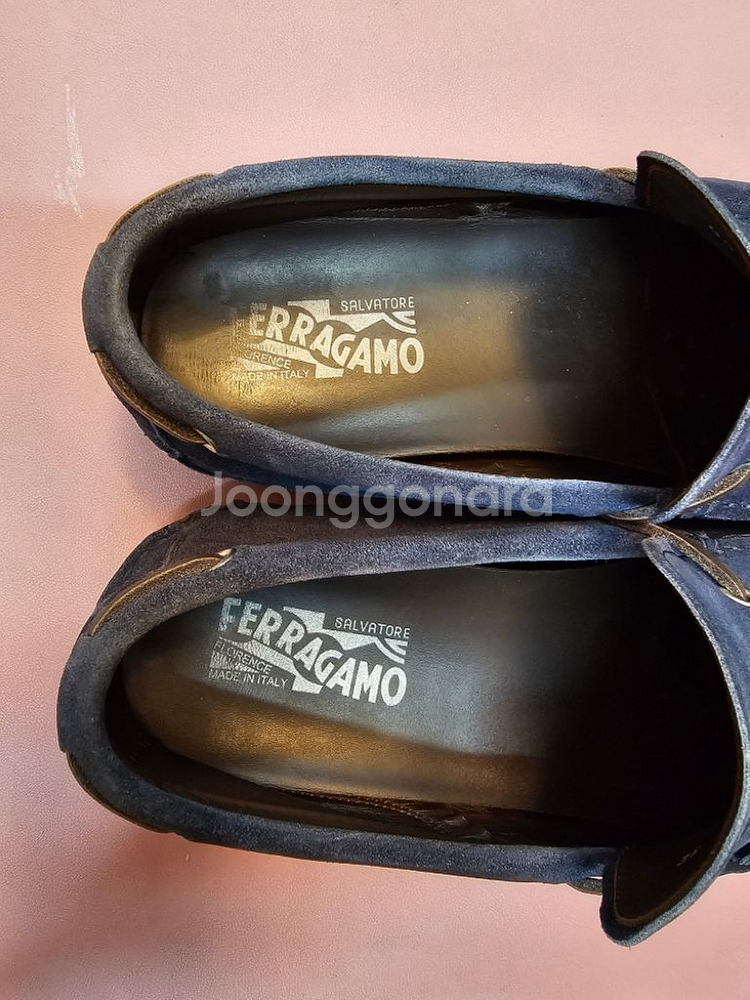 페라가모 남성 스니커즈 드라이빙 슈즈 270--5