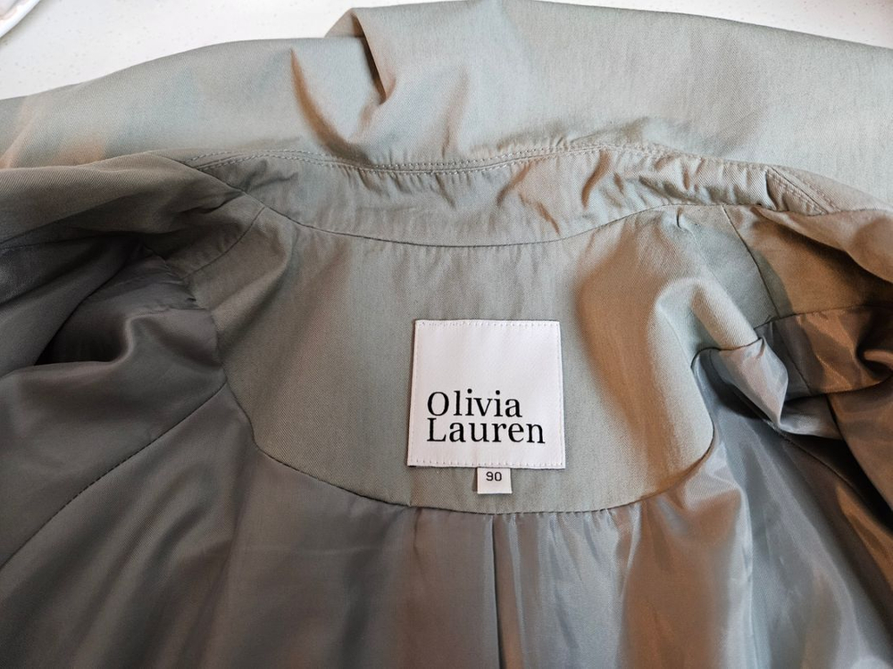 올리비아로렌 벨티드 싱글 트렌치 코트 VOCEB3S13--5