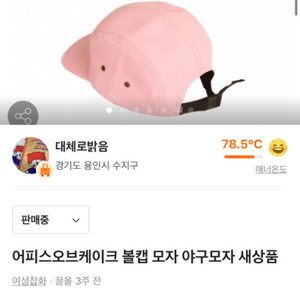 어피스오브케이크 모자