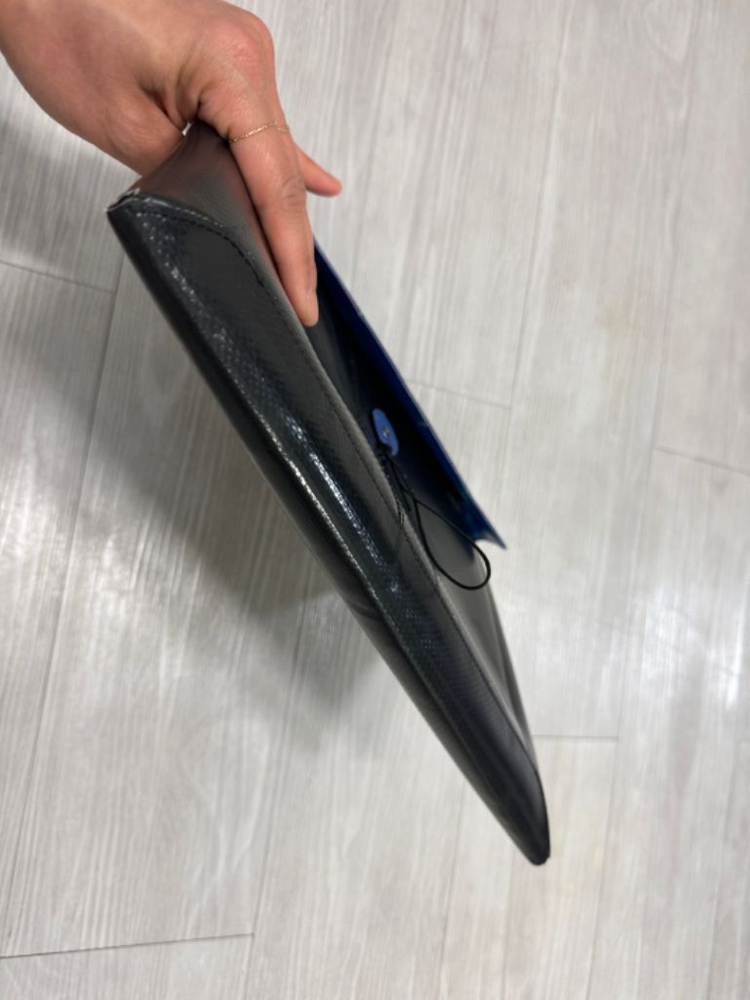 프라이탁 노트북 슬리브 아이패드 파우치 올블랙 택O--5