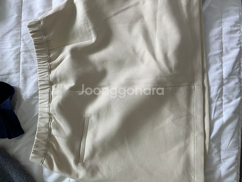 아브컬렉션 wrap skirt pants 라이트베이지L--3