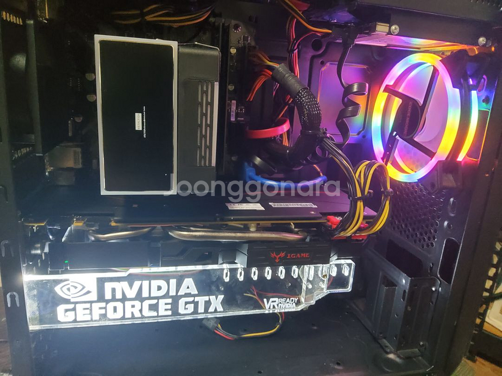 게이밍컴퓨터 i5 9400f ,1080상태최상 서멀완료--1