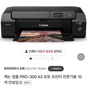 캐논프린트 포토프린트 캐논프로300