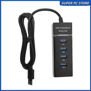 4 포트 USB 3.0 허브 USB 고속 USB 스플리